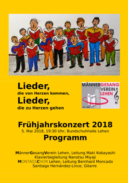 Konzert Programm 2018