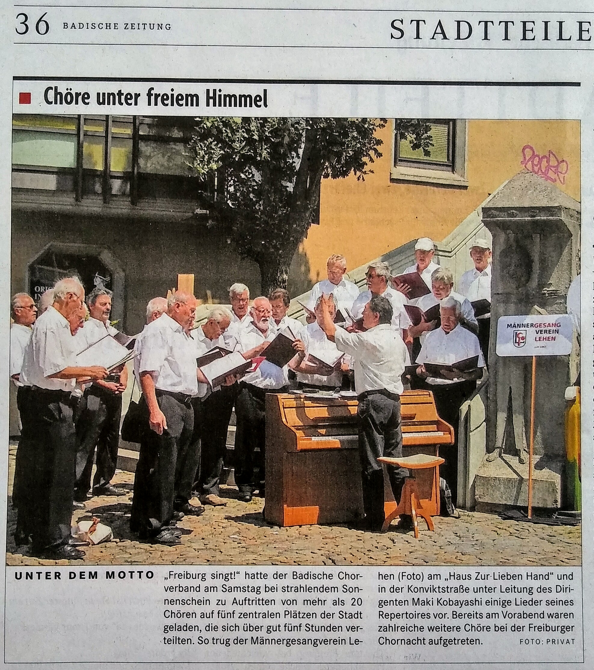 MGV Freiburg singt! 2018